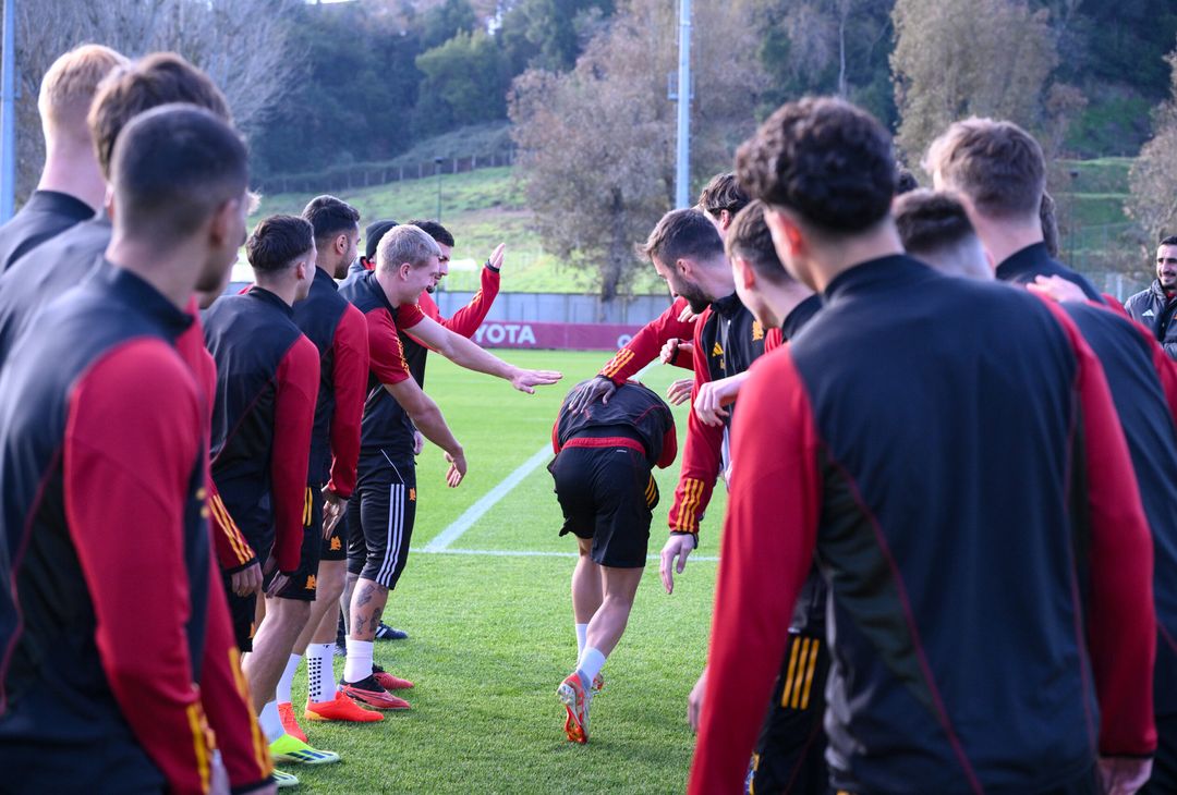 Roma, l’ultimo allenamento prima della partenza per Riyad – FOTOGALLERY - immagine 44