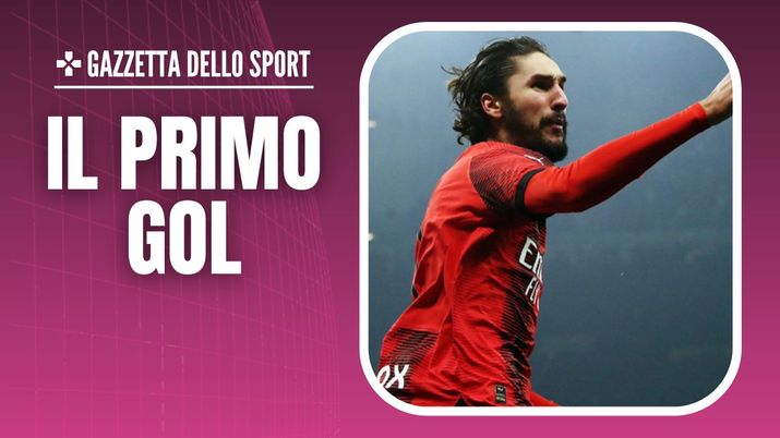 L'esultanza di Yacine Adli (centrocampista AC Milan) per il suo gol in Milan-Roma 3-1 (Serie A 2023-2024) | News (Getty Images) esultanza Yacine Adli AC Milan Milan-Roma 3-1 Serie A 2023-2024