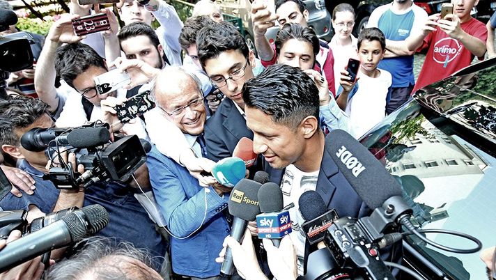 Gianluca Lapadula, Credits: @acmilan on Twitter