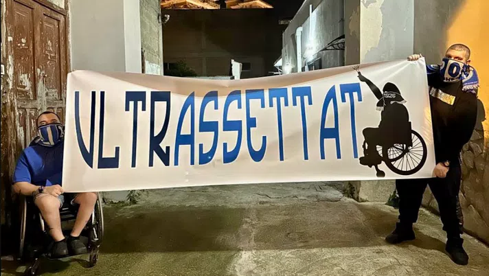 Nasce il gruppo Ultrassettat per dar voce ai tifosi del Napoli in carrozzina - immagine 1