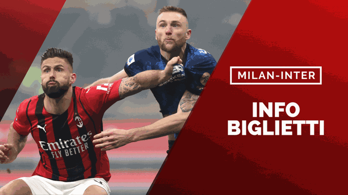 Olivier Giroud e Milan Skriniar, giocatori di Milan e Inter (getty images)