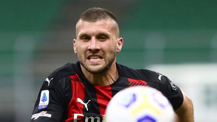 Ante Rebic (attaccante AC Milan) qui durante Milan-Bologna 2-0 (Serie A 2020-2021) | AC Milan News (Getty Images) 