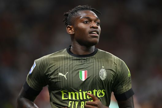 Rafael Leao (attaccante AC Milan), qui durante Milan-Bologna 2-0 (Serie A 2022-2023) | News (Getty Images) Rafael Leao AC Milan Milan-Bologna 2-0 Serie A 2022-2023