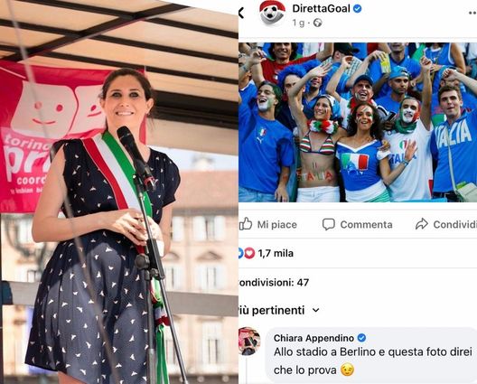 Bikini tricolore, il sindaco Appendino risponde così: “Lo lanciai quando Fabio Grosso…”  Bikini tricolore, il sindaco Appendino risponde così: “Lo lanciai quando Fabio Grosso…”