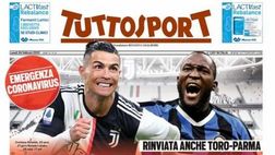 EDICOLA / TS: Juve-Inter a porte chiuse? Si aspetta la decisione sulla sfida scudetto