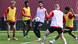 Trigoria, squadra divisa in gruppi: Pedro lavora a parte – FOTO