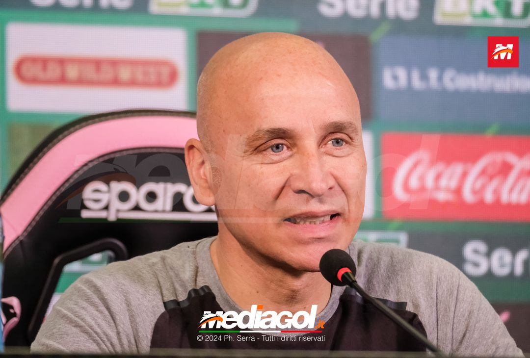 FOTO PALERMO, verso il Brescia: Eugenio Corini in conferenza stampa (GALLERY) - immagine 6