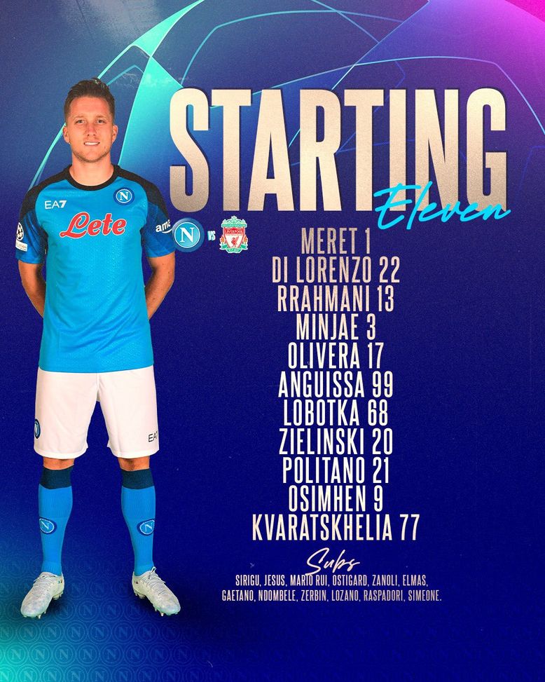 Napoli-Liverpool, le formazioni ufficiali: c’è Osimhen! Spalletti lancia Olivera- immagine 2