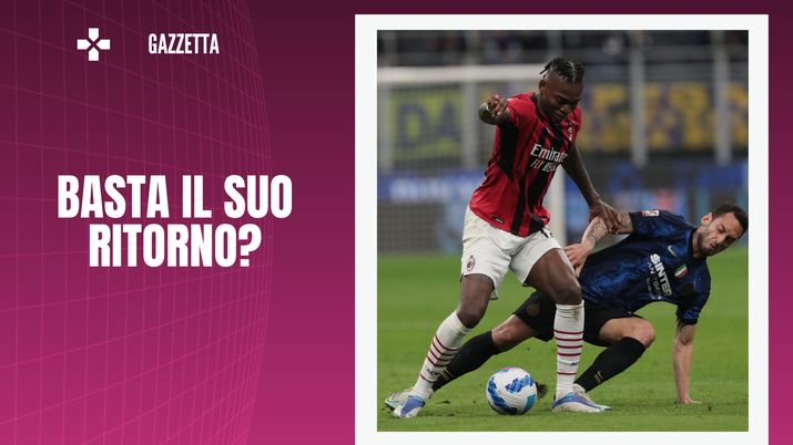 Leao e Calhanoglu, calciatori di Milan e Inter