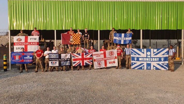 Il Natale calcistico dei soldati inglesi in Afghanistan Il Natale calcistico dei soldati inglesi in Afghanistan