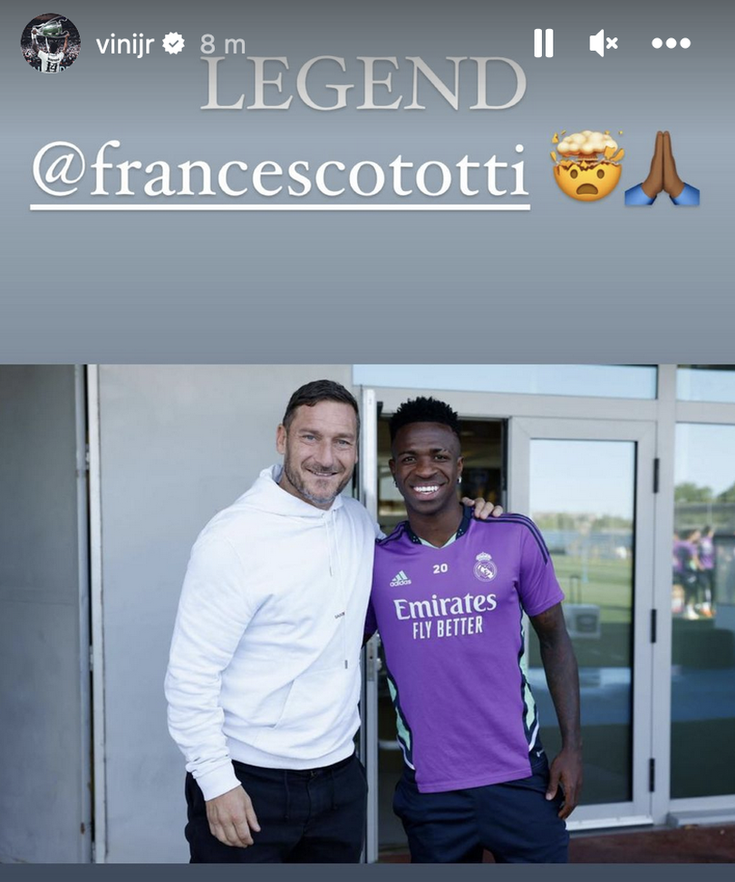 Totti guest star a Valdebebas: “Il Real Madrid è la mia seconda squadra”- immagine 2