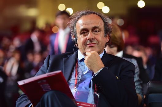 SAINT PETERSBURG, RUSSIA - JULY 25: President of UEFA Michel Platini attends the Preliminary Draw of the 2018 FIFA World Cup in Russia at The Konstantin Palace on July 25, 2015 in Saint Petersburg, Russia. (Photo by Shaun Botterill/Getty Images) SAINT PETERSBURG, RUSSIA - JULY 25: President of UEFA Michel Platini attends the Preliminary Draw of the 2018 FIFA World Cup in Russia at The Konstantin Palace on July 25, 2015 in Saint Petersburg, Russia. (Photo by Shaun Botterill/Getty Images)