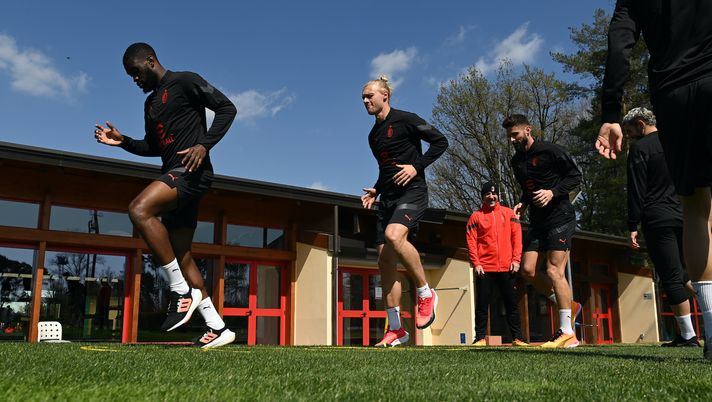 allenamento AC Milan Milanello