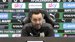 Sassuolo, De Zerbi: “Ottavo posto tanta roba. Superlega? Un colpo di Stato”