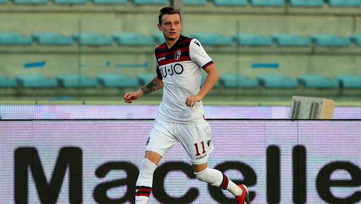 EMPOLI, ITALY - DECEMBER 09: Ladislav Krejci of Bologna FC in action during the Serie A match between Empoli and Bologna FC at Stadio Carlo Castellani on December 9, 2018 in Empoli, Italy.  (Photo by Gabriele Maltinti/Getty Images) 