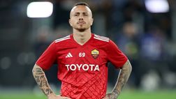 Roma, dura solo 58′ la prima di Angelino: il motivo del cambio col Cagliari