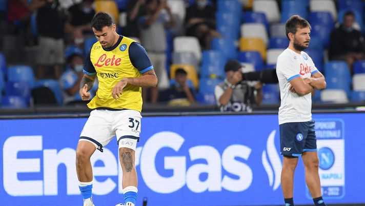 FOTO Napoli-Benevento: azzurri in campo per il riscaldamento! 