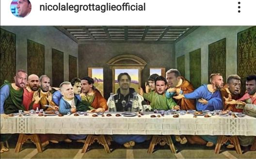 Ecco la simpatica foto postata da Legrottaglie su Instagram dopo la sua prima con il Pescara. Ecco la simpatica foto postata da Legrottaglie su Instagram dopo la sua prima con il Pescara.