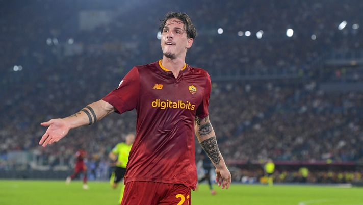 Nicolò Zaniolo, calciatore della Roma vicino al Galatasaray (getty images)