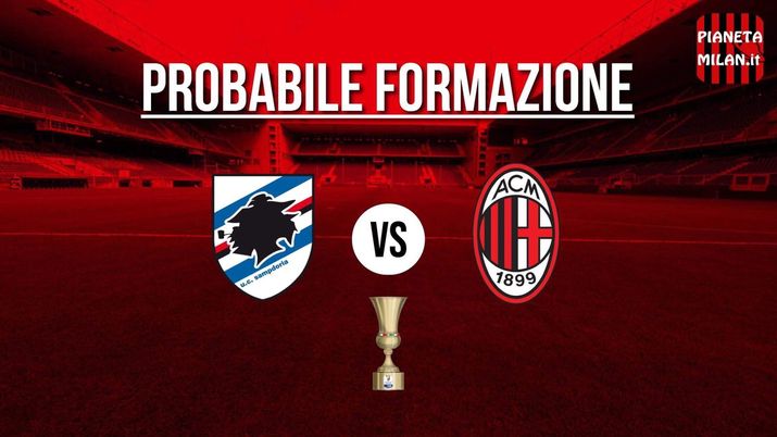 Probabile formazione di Sampdoria-Milan, foto @PianetaMilan Probabile formazione di Sampdoria-Milan, foto @PianetaMilan