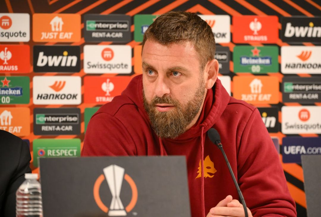 Roma, la conferenza stampa pre Brighton di De Rossi e Bove – FOTO GALLERY - immagine 2