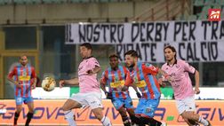 FOTO Catania-Palermo 0-1, magia di Santana al “Massimino”: guarda la Gallery