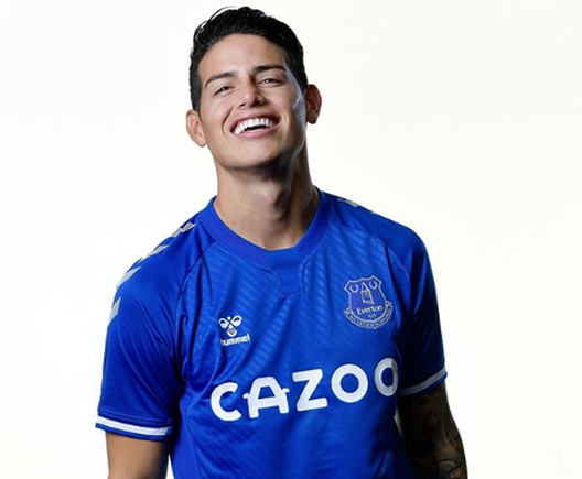 James Rodriguez (Everton Instagram) James Rodriguez (Everton Instagram)