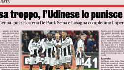 Gazzetta: Motta osa troppo, l’Udinese lo punisce