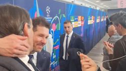 VIDEO / Inter-Atletico Madrid 1-0: Inzaghi-Simeone, abbraccio in mix zone