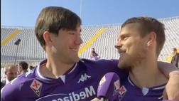 VIDEO – Vlahovic e Kokorin, che intesa… fuori dal campo