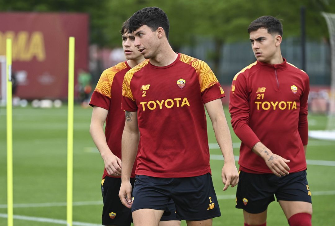 Roma, allenamento in vista del Bayer: ci sono Dybala e Wijnaldum – FOTO GALLERY - immagine 35