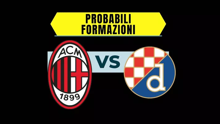 Probabili formazioni Milan-Dinamo Zagabria Champions League 2022-2023