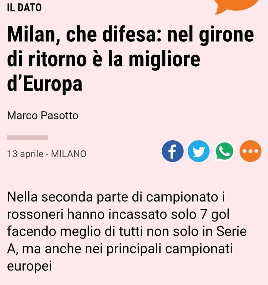 Milan, è tua la miglior difesa d’Europa del girone di ritorno: i numeri- immagine 2