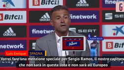 VIDEO Spagna, Luis Enrique esclude Sergio Ramos dai convocati per Euro 2020: l’annuncio del CT