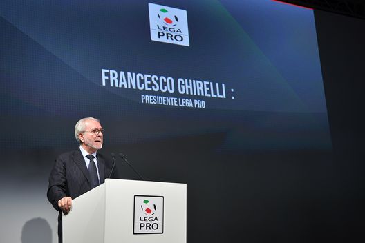 TURIN, ITALY - MARCH 15: Francesco Ghirelli during the Seminar on Second teams at Allianz Stadium on March 15, 2019 in Turin, Italy. (Photo by Daniele Badolato - Juventus FC/Juventus FC via Getty Images) TURIN, ITALY - MARCH 15: Francesco Ghirelli during the Seminar on Second teams at Allianz Stadium on March 15, 2019 in Turin, Italy. (Photo by Daniele Badolato - Juventus FC/Juventus FC via Getty Images)