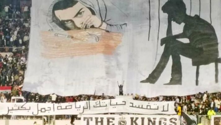 Iraq, al derby di Baghdad striscione contro il consumo di droga - immagine 1