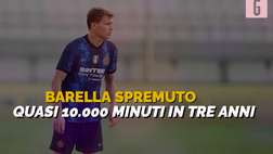 VIDEO Inter, Barella l’insostituibile: 10mila minuti in campo in meno di tre anni