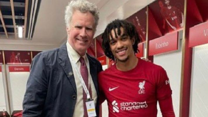 Will Ferrell avvistato al derby del Merseyside dopo aver assistito alle partite di Wrexham e Man City - immagine 1