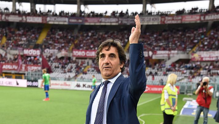 TURIN, ITALY - MAY 28:  President of FC Torino Urbano Cairo looks during the Serie A match between FC Torino and US Sassuolo at Stadio Olimpico di Torino on May 28, 2017 in Turin, Italy.  (Photo by Pier Marco Tacca/Getty Images)