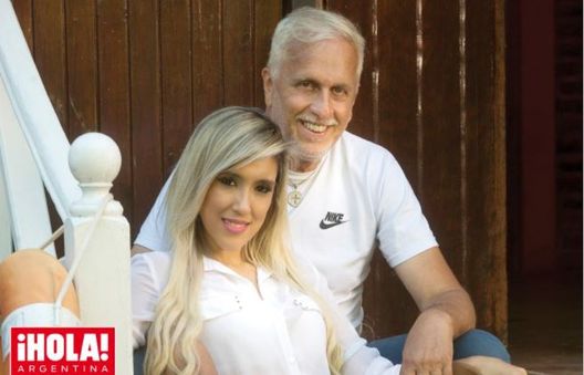 Il padre di Wanda e la nuova compagna (foto: La Nacion) Il padre di Wanda e la nuova compagna (foto: La Nacion)