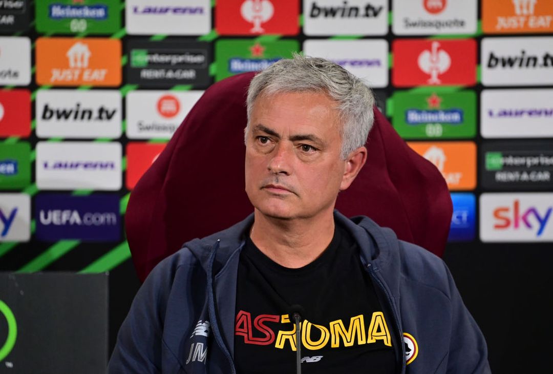 La conferenza stampa di Mourinho e Abraham –  FOTO GALLERY- immagine 1