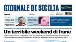 Prima Pagina Giornale di Sicilia: “Obiettivo derby, il Palermo punta alla vittoria”