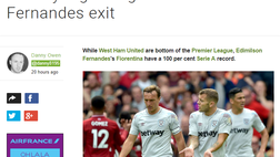 Sanchez, inizio disastroso. I tifosi del West Ham: “Ridateci Fernandes”