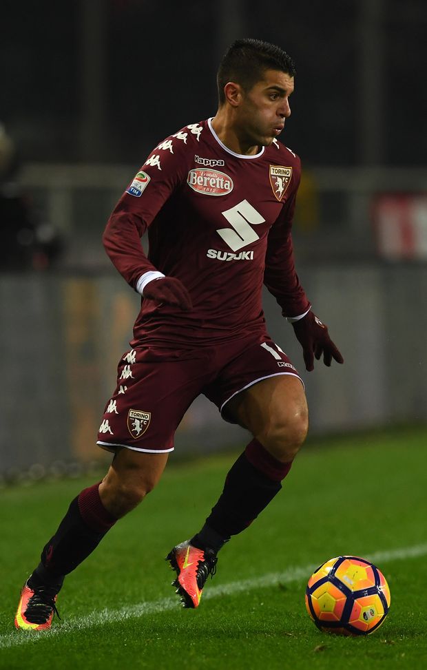 TURIN, ITALY - DECEMBER 22: Iago Falque of FC Torino in action during the Serie A match between FC Torino and Genoa CFC at Stadio Olimpico di Torino on December 22, 2016 in Turin, Italy. (Photo by Valerio Pennicino/Getty Images) TURIN, ITALY - DECEMBER 22: Iago Falque of FC Torino in action during the Serie A match between FC Torino and Genoa CFC at Stadio Olimpico di Torino on December 22, 2016 in Turin, Italy. (Photo by Valerio Pennicino/Getty Images)
