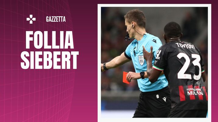 arbitro Daniel Siebert espulsione Fikayo Tomori AC Milan Milan-Chelsea 0-2 Champions League 2022-2023