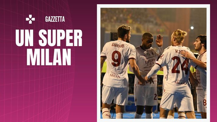 esultanza gol Gabbia AC Milan Dinamo Zagabria-Milan 0-4 Champions League 2022-2023