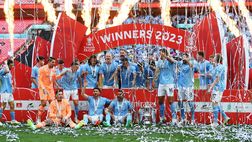 FA Cup al Manchester City: esultanza di rito nello spogliatoio | VIDEO