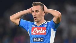 Napoli, allarme per Milik