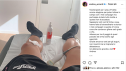 Accardi: “Grato a vita ai miei compagni di squadra. Il peggio è quasi passato”