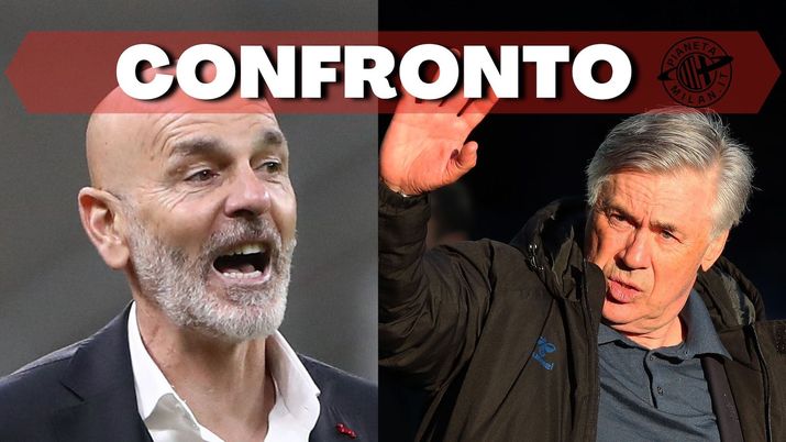 Stefano Pioli e Carlo Ancelotti, allenatori di Milan e Real Madrid, nel pomeriggio a confronto in amichevole | AC Milan News (Getty Images) 